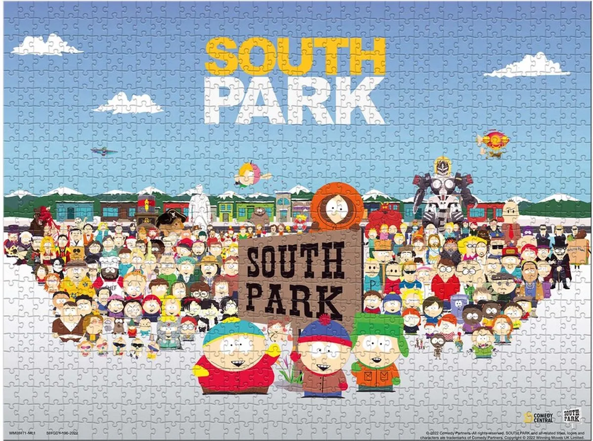 Winning Moves South Park Puzzel 1000 Stukjes - Multi