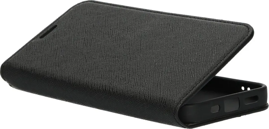 Mobiparts MP-118645 Hoesje iPhone 13 Pro - Portemonnee - 3 Opbergvakken - Zwart