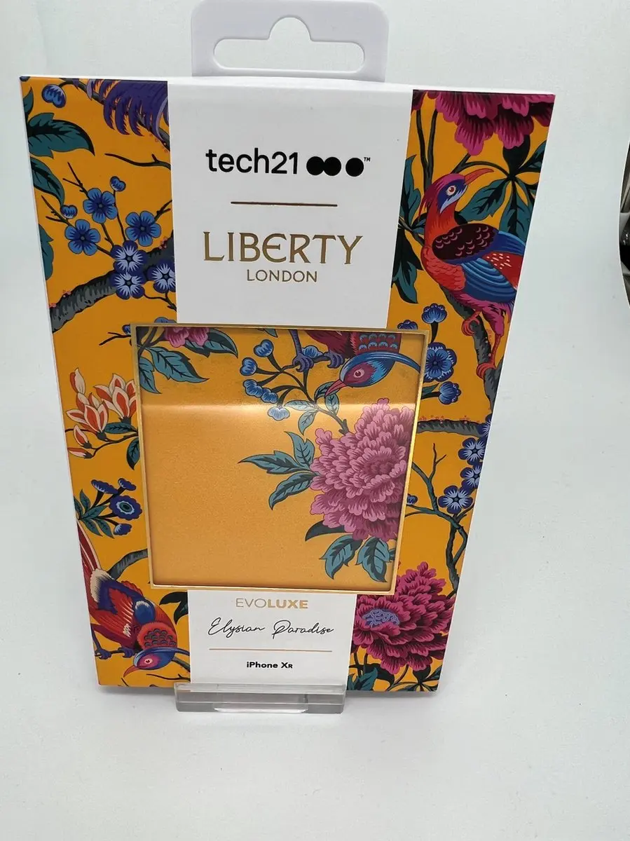 Tech21 Liberty London Elysian Paradise iPhone XR Hoesje - Geel