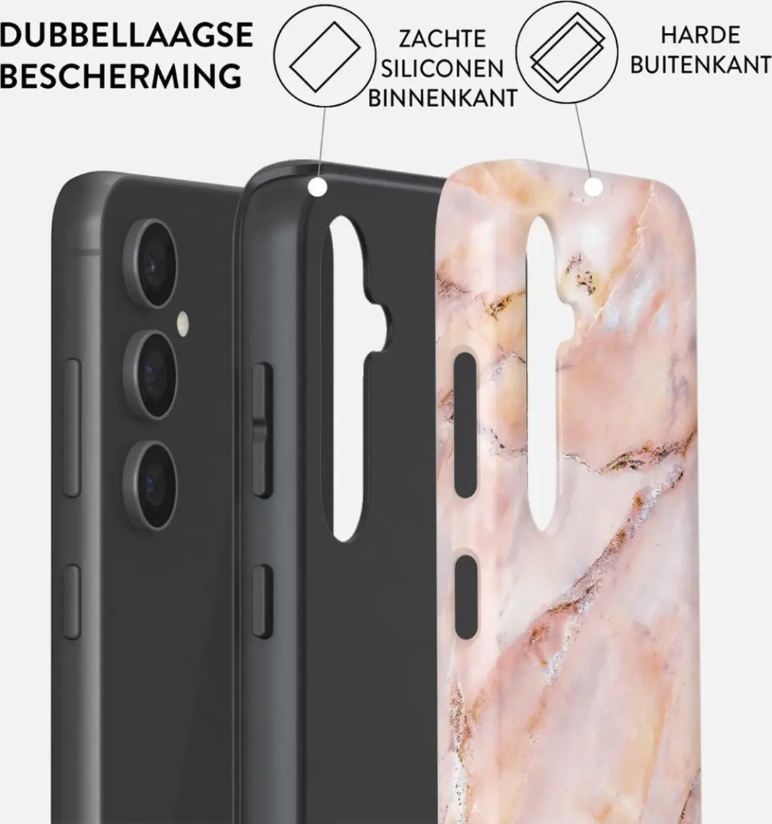 Burga Tough Case Samsung Galaxy S23 FE - Meerkleurig
