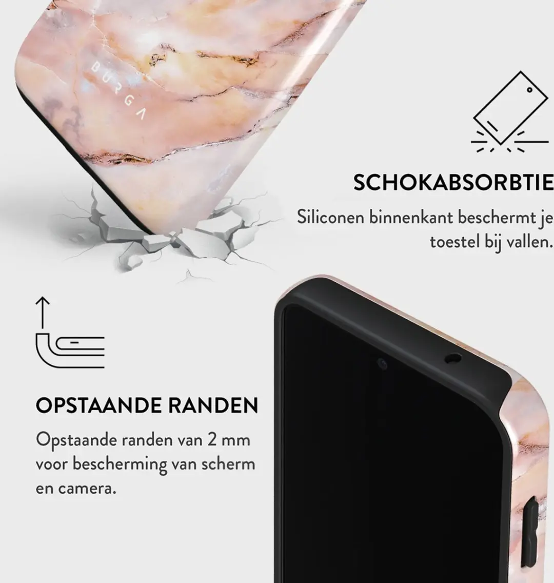 Burga Tough Case Samsung Galaxy S23 FE - Meerkleurig - afbeelding 6 van 6