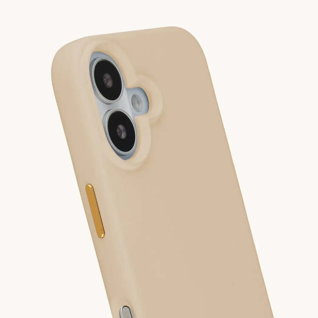 Selencia Hoesje iPhone 17 Rivièra MagSafe - Milky Latte