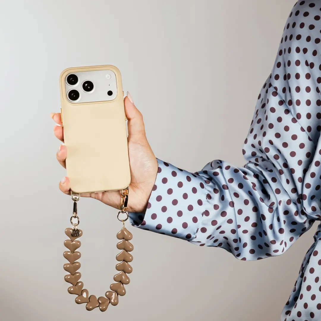 Selencia Hoesje iPhone 17 Rivièra MagSafe - Milky Latte - afbeelding 6 van 6