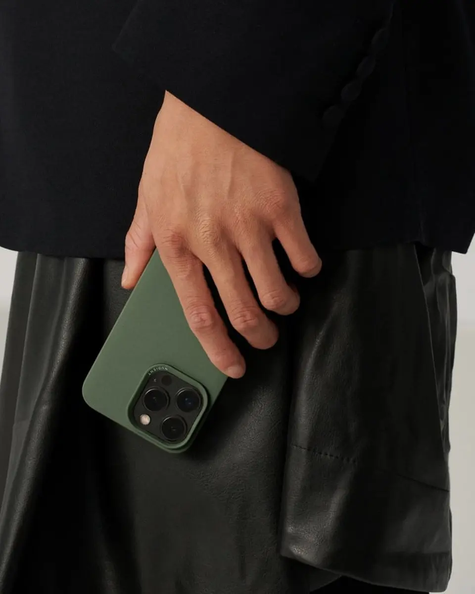 Nudient Thin Precise Case iPhone 15 Pro V3 - Groen