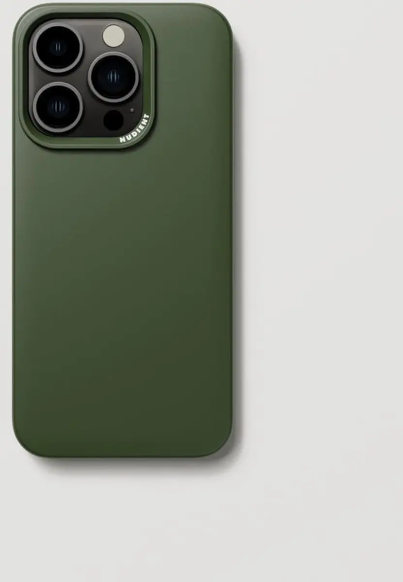 Nudient Thin Precise Case iPhone 15 Pro V3 - Groen