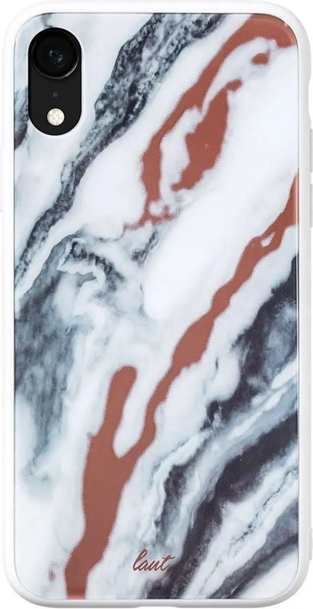 Laut Mineral Glass Case iPhone XR - Wit