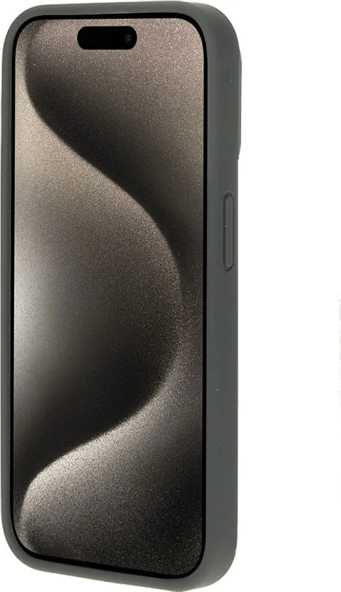Mobiparts MP-124430 Hoesje iPhone 15 Pro - Siliconen Grijs