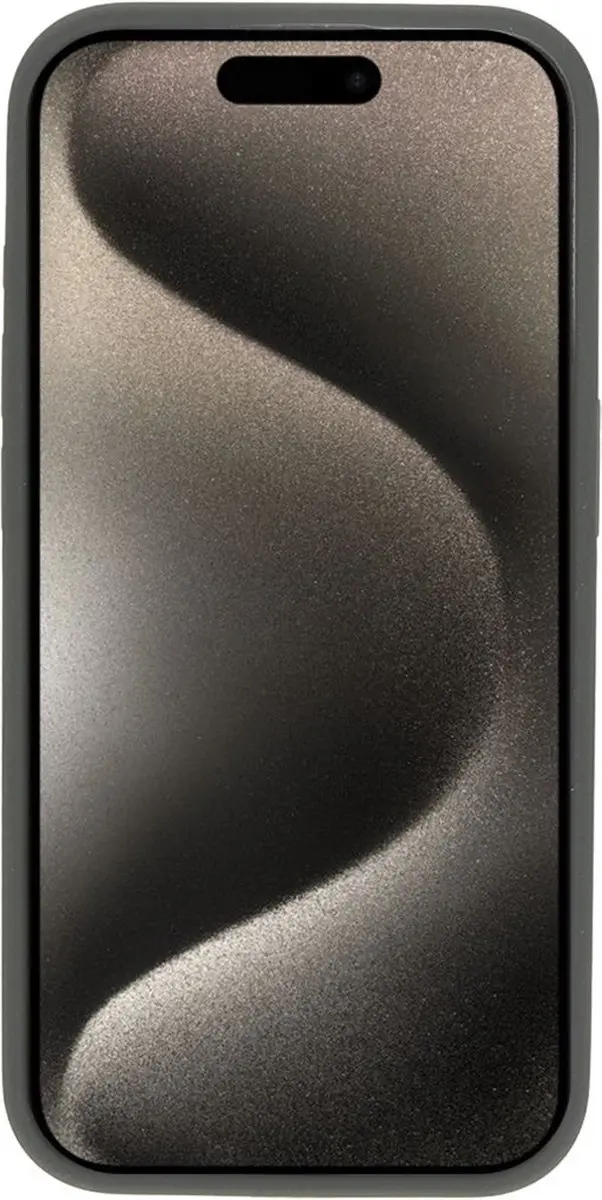 Mobiparts MP-124430 Hoesje iPhone 15 Pro - Siliconen Grijs