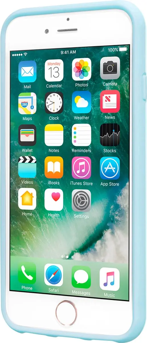 Laut Pastel Hoesje iPhone 6/6s/7/8/SE 2020/2022 - Blauw