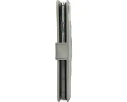 Mobiparts MP-121015 Wallethoesje iPhone 7/8/SE - Eco Leer Grijs - afbeelding 6 van 6