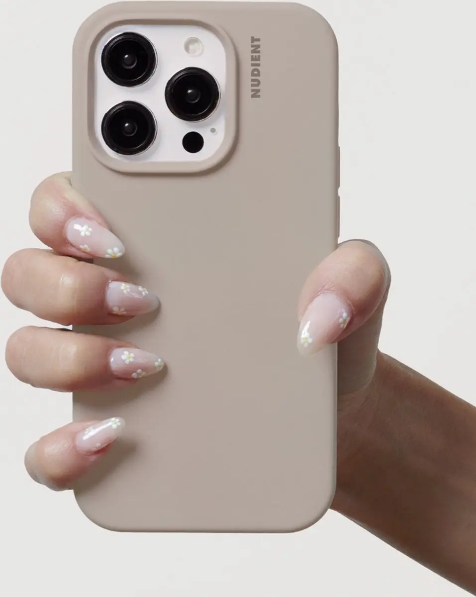 Nudient Base Hoesje iPhone 15 Pro Max - Zand