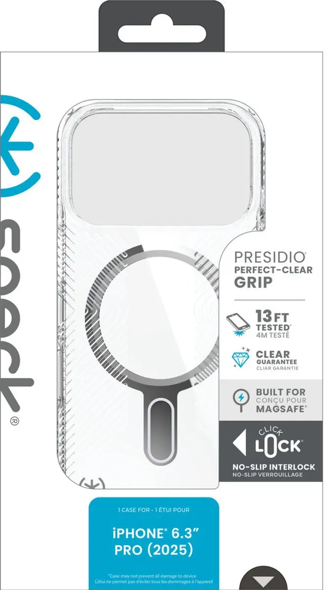 Speck Presidio Perfect Clear 150974-3199 Hoesje - iPhone 17 Pro - Transparant