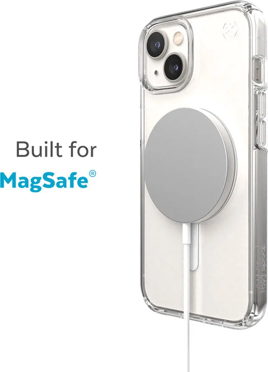 Speck Presidio Perfect Clear 150119-5085 Hoesje - iPhone 15/14 Plus - Transparant