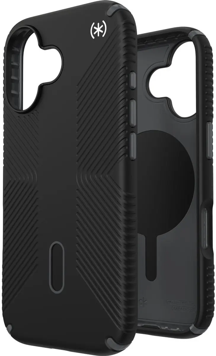Speck Presidio2 Grip 150959-D143 iPhone Hoesje - Zwart