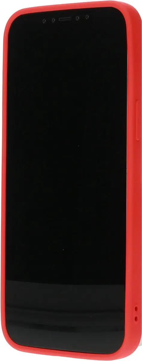 Mobiparts Hoesje iPhone 12 Pro Max Siliconen - Rood MP-108542
