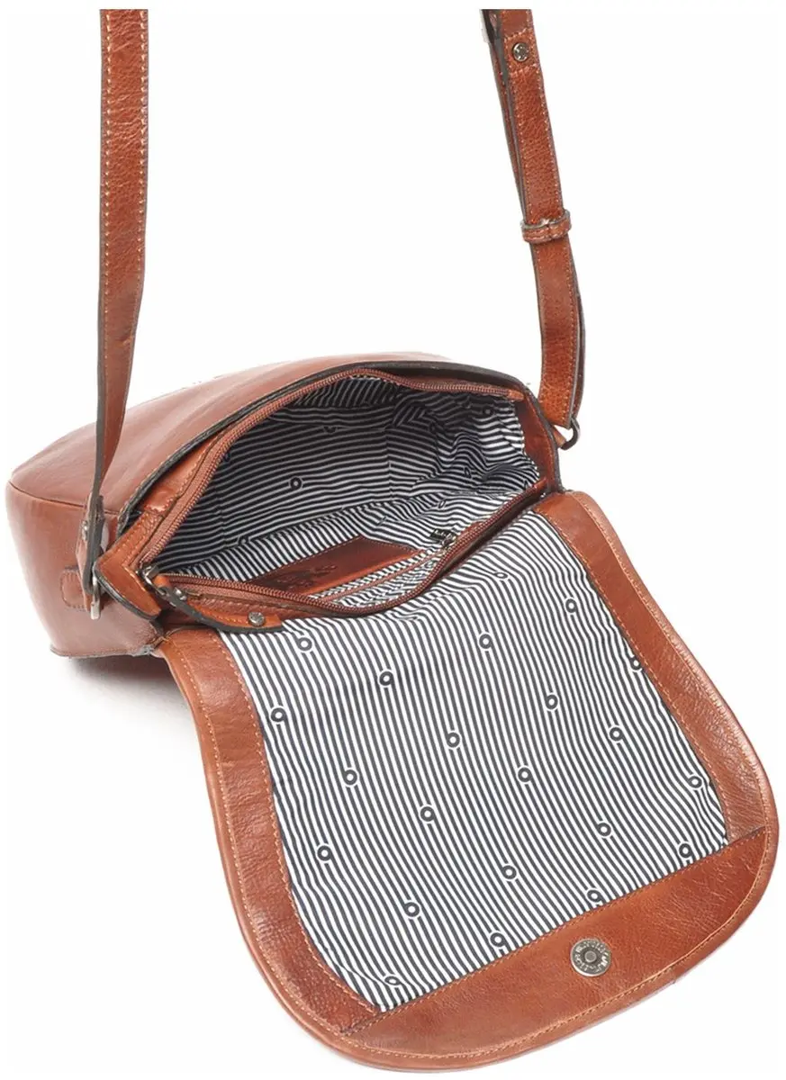 Berba Lucca Crossbody Tas - Cognac - afbeelding 6 van 6