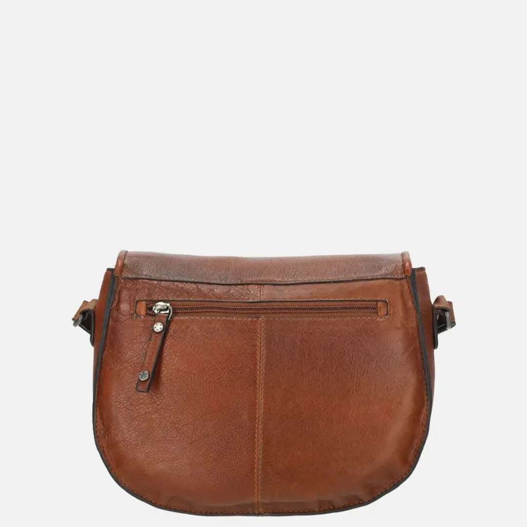 Berba Lucca Crossbody Tas - Cognac