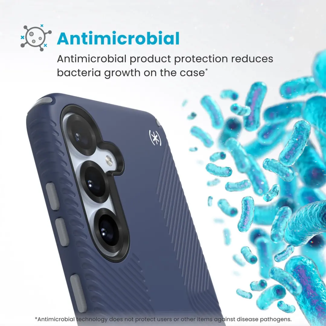 Speck Presidio2 Grip 150879-3206 Hoesje - Samsung Galaxy S25 Plus - Blauw