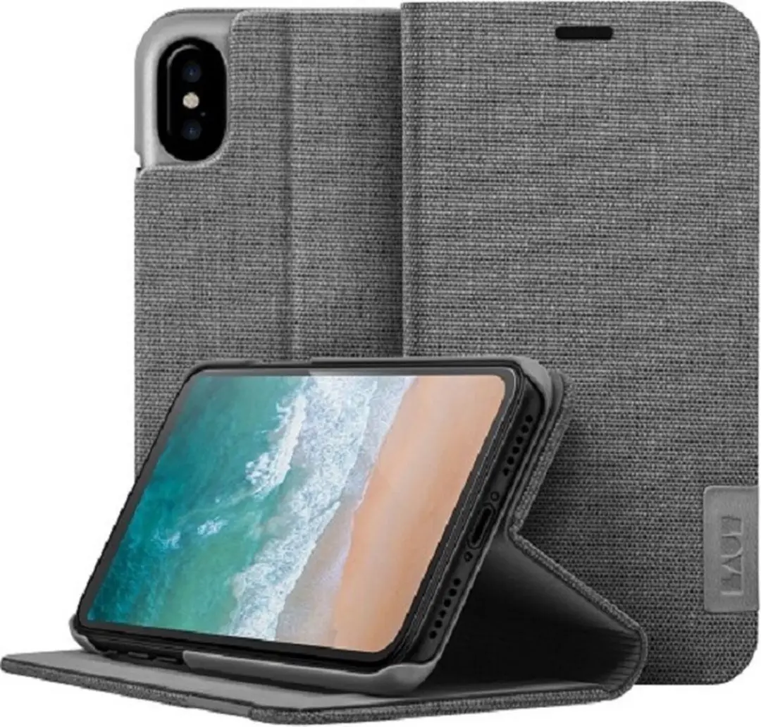 Laut Apex Knit iPhone X/Xs Hoes - Grijs