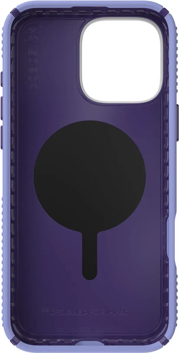 Speck Presidio2 Grip 150725-3251 iPhone 16 Pro Max Hoesje - Paars