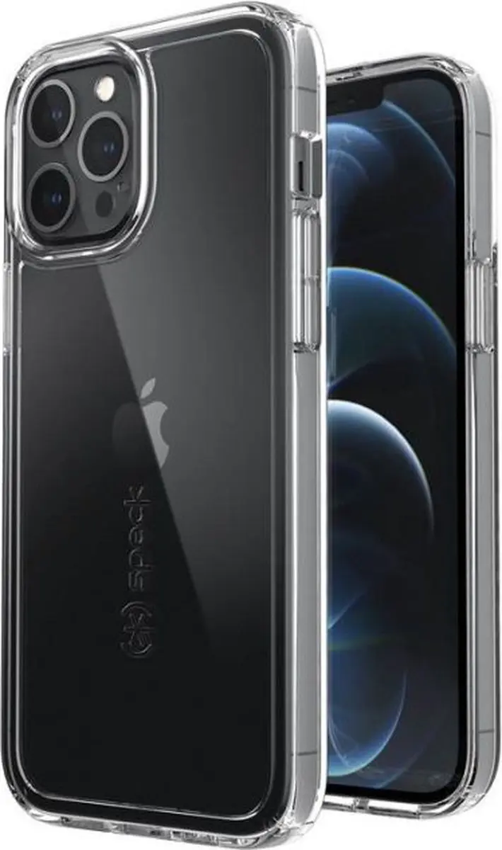 Speck Gemshell Back Cover + Screenprotector iPhone 12 Pro Max - Transparant