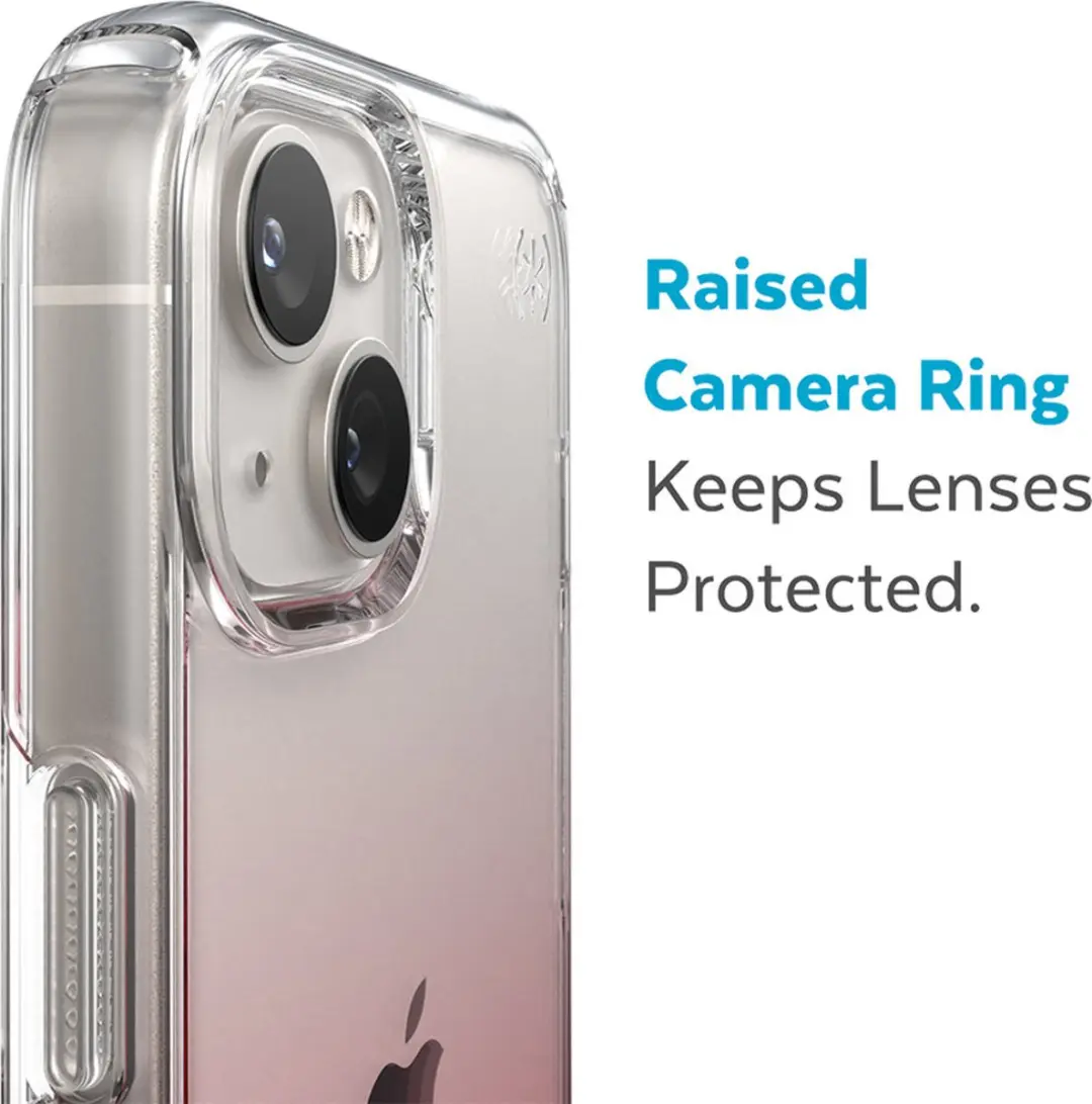 Speck Presidio Perfect Clear iPhone 14/15 Plus - Vintage Rose