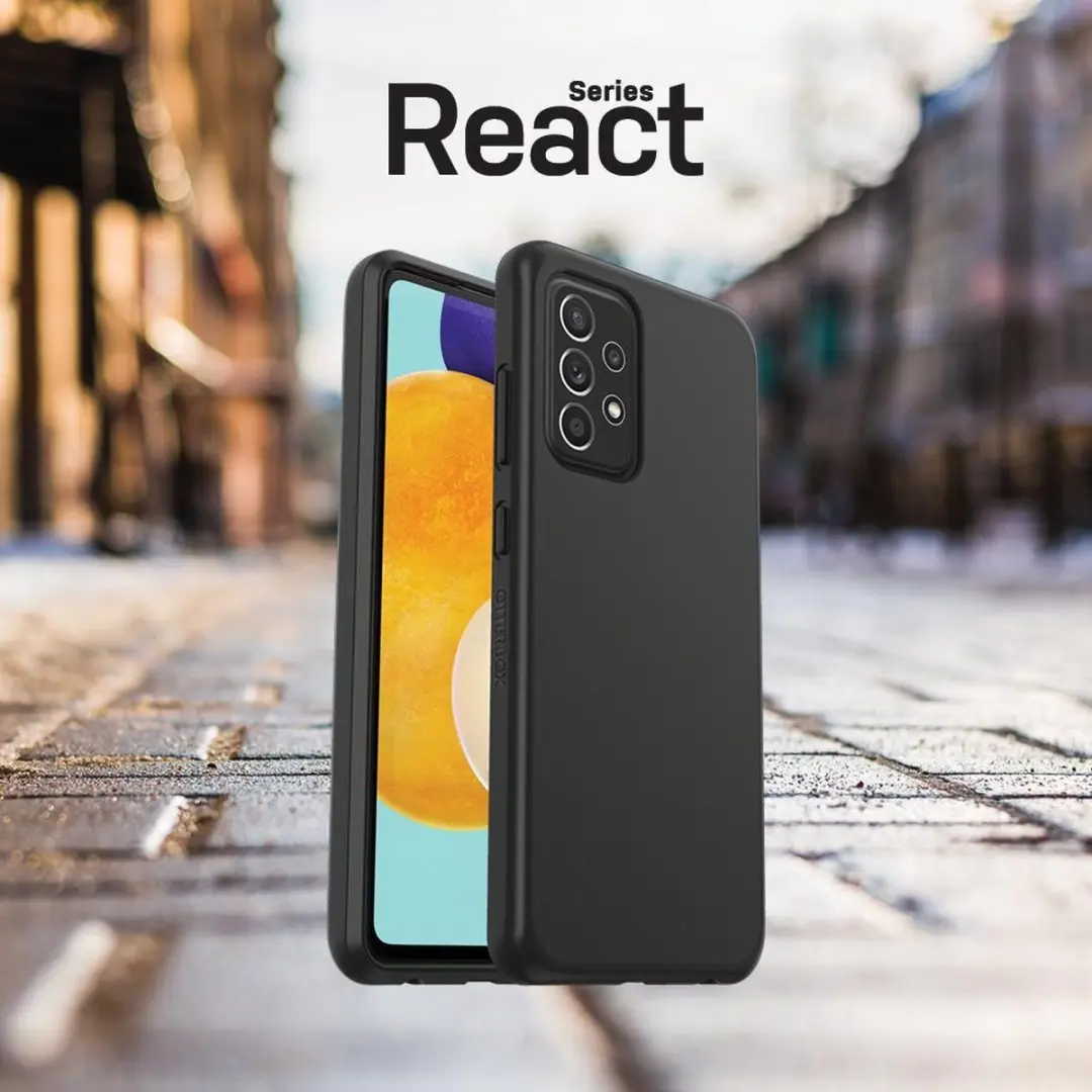 OtterBox React Backcover Shockproof 77-81882 - Zwart