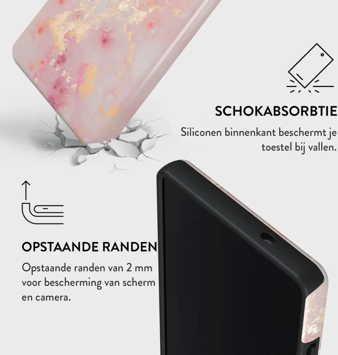 Burga Tough Case Samsung Galaxy S25 Ultra - Gouden Coral