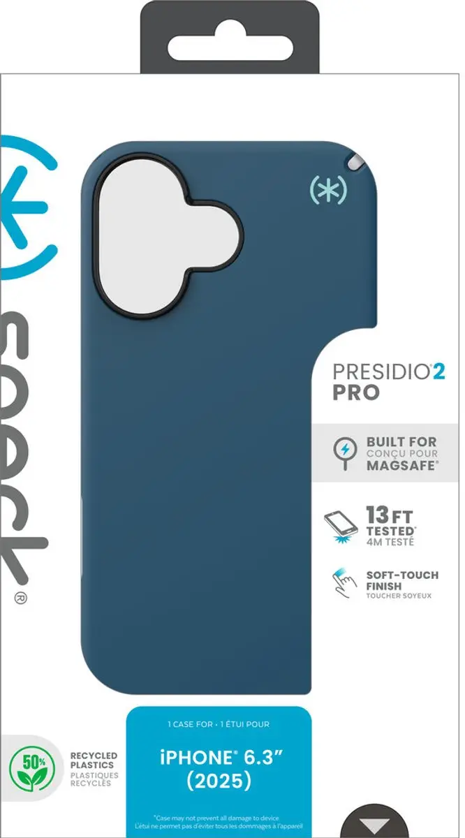Speck Presidio2 Pro 151008-3261 Hoesje - iPhone 17 - Blauw