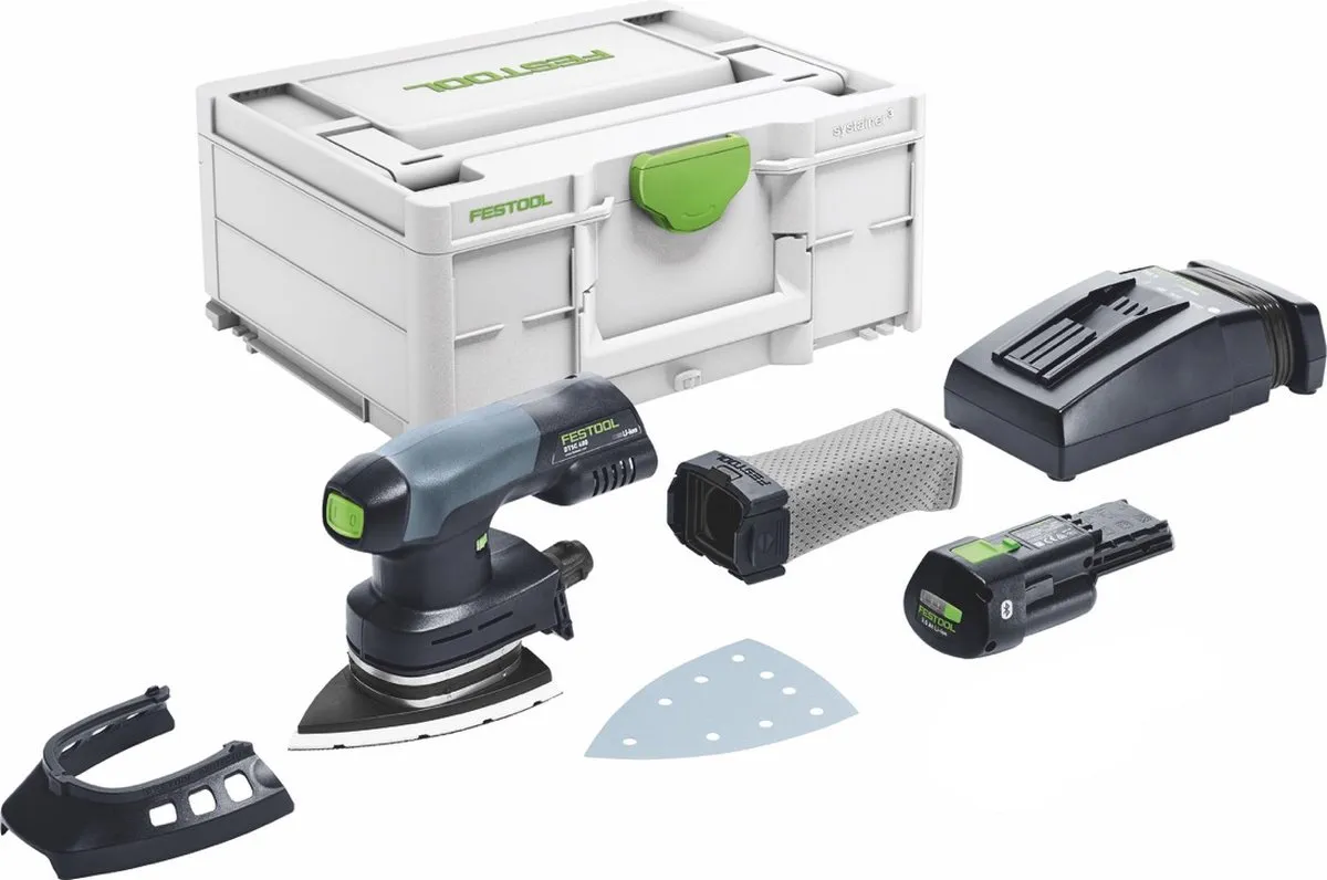 Festool DTSC 400-Basic Accu-Delta Schuurmachine 18V - 1x Accu 3.0Ah - afbeelding 2 van 5