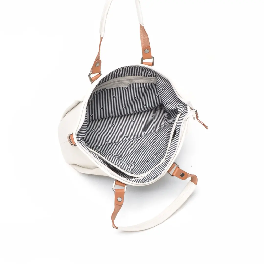 Berba ELBA 828 501 Leren Schoudertas - Pebble