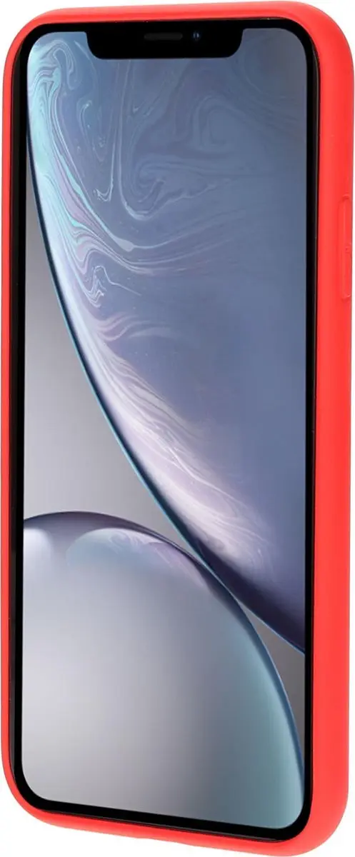 Mobiparts Silicone Cover Apple iPhone XR MP-96125 - Rood - afbeelding 6 van 6