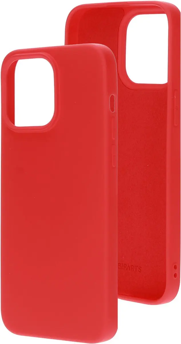 Mobiparts Hoesje iPhone 14 Pro Max Siliconen - Rood MP-123206 - afbeelding 6 van 6