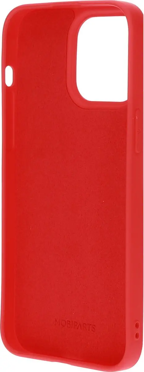 Mobiparts Hoesje iPhone 14 Pro Max Siliconen - Rood MP-123206