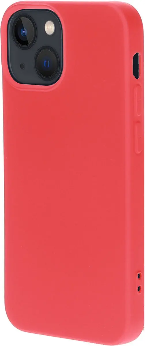 Mobiparts MP-118588 Hoesje iPhone 13 Mini - Siliconen - Rood