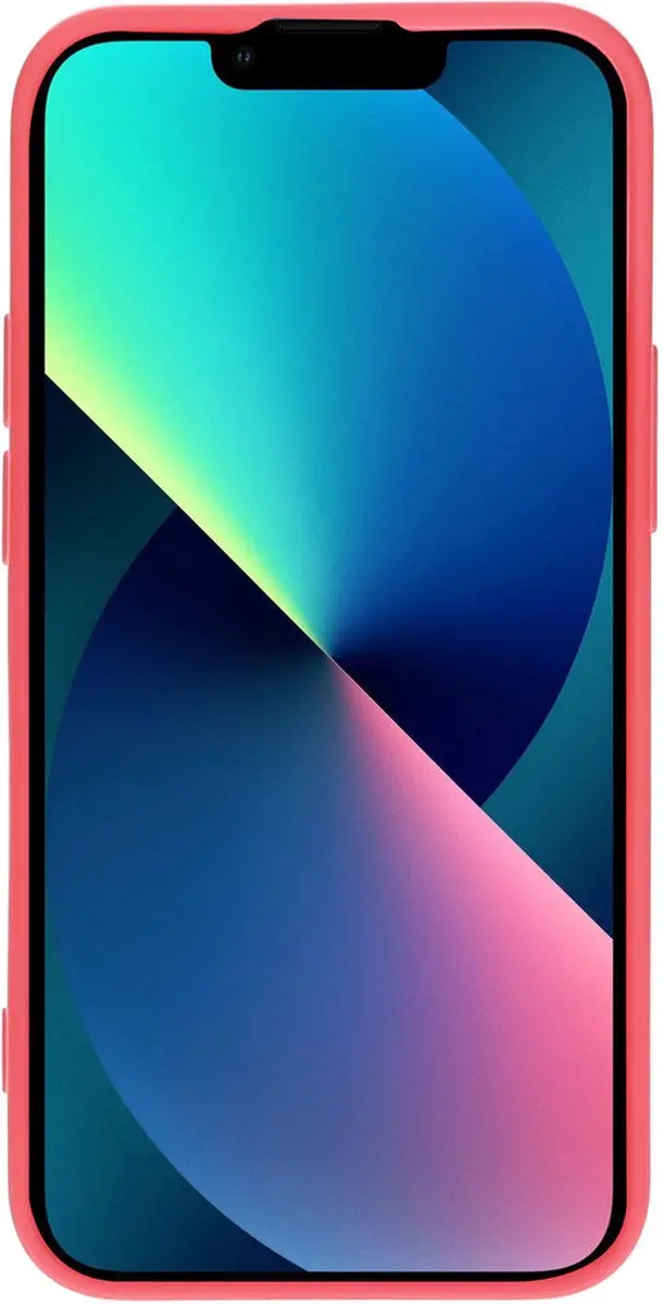 Mobiparts MP-118588 Hoesje iPhone 13 Mini - Siliconen - Rood