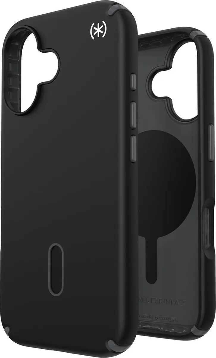Speck Presidio2 Pro 150688-3205 iPhone 16 Hoesje - Zwart - afbeelding 6 van 6