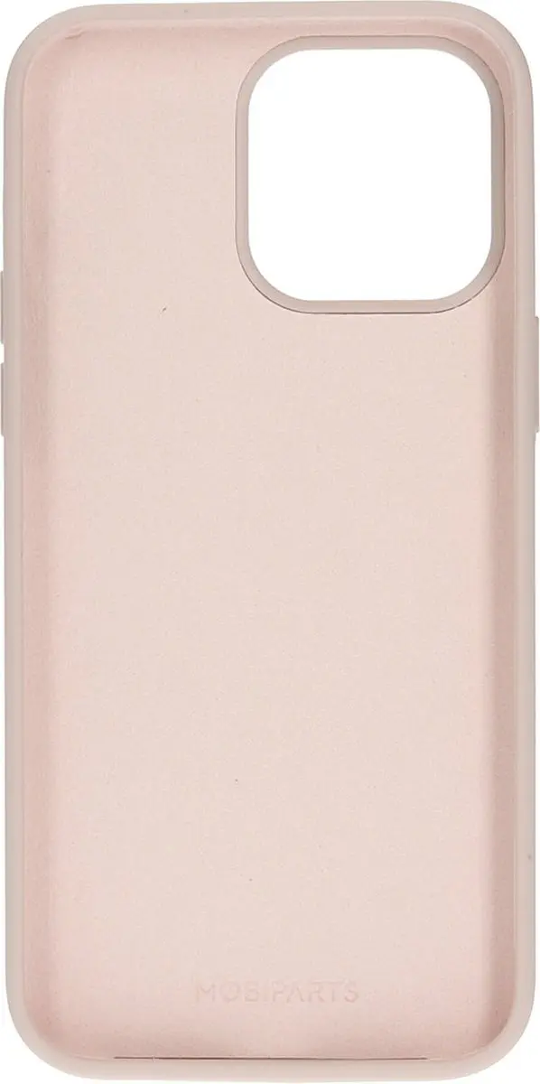 Mobiparts MP-123211 Hoesje iPhone 14 Pro Max - Siliconen - Beige Roze