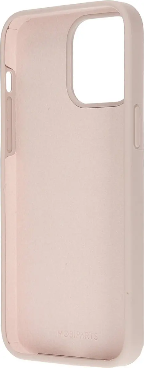Mobiparts MP-123211 Hoesje iPhone 14 Pro Max - Siliconen - Beige Roze
