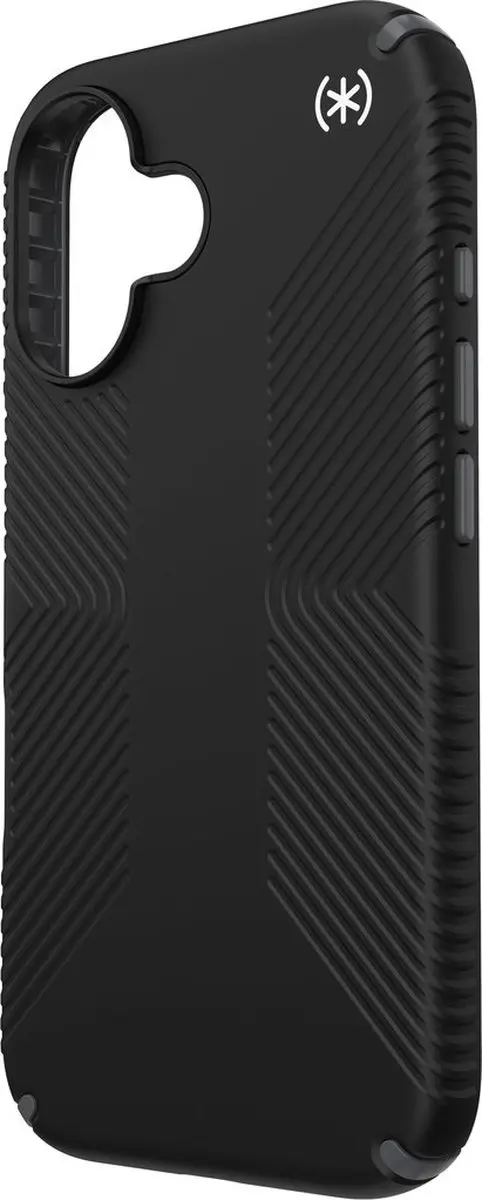 Speck Presidio2 Grip iPhone 16 Hoesje - Zwart