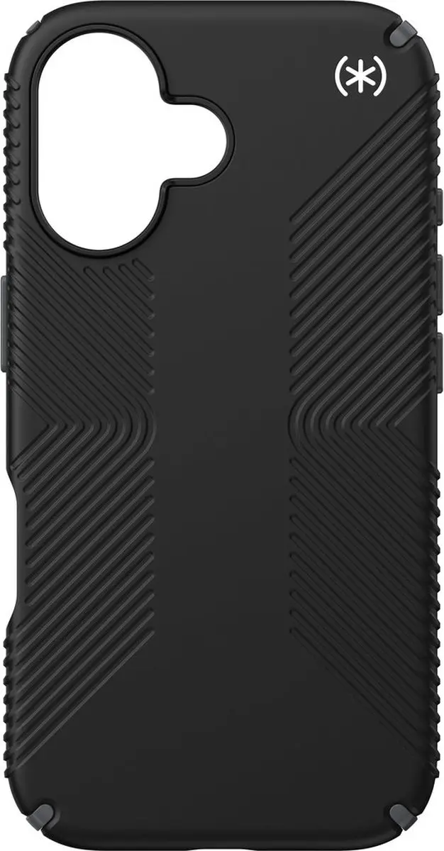 Speck Presidio2 Grip iPhone 16 Hoesje - Zwart