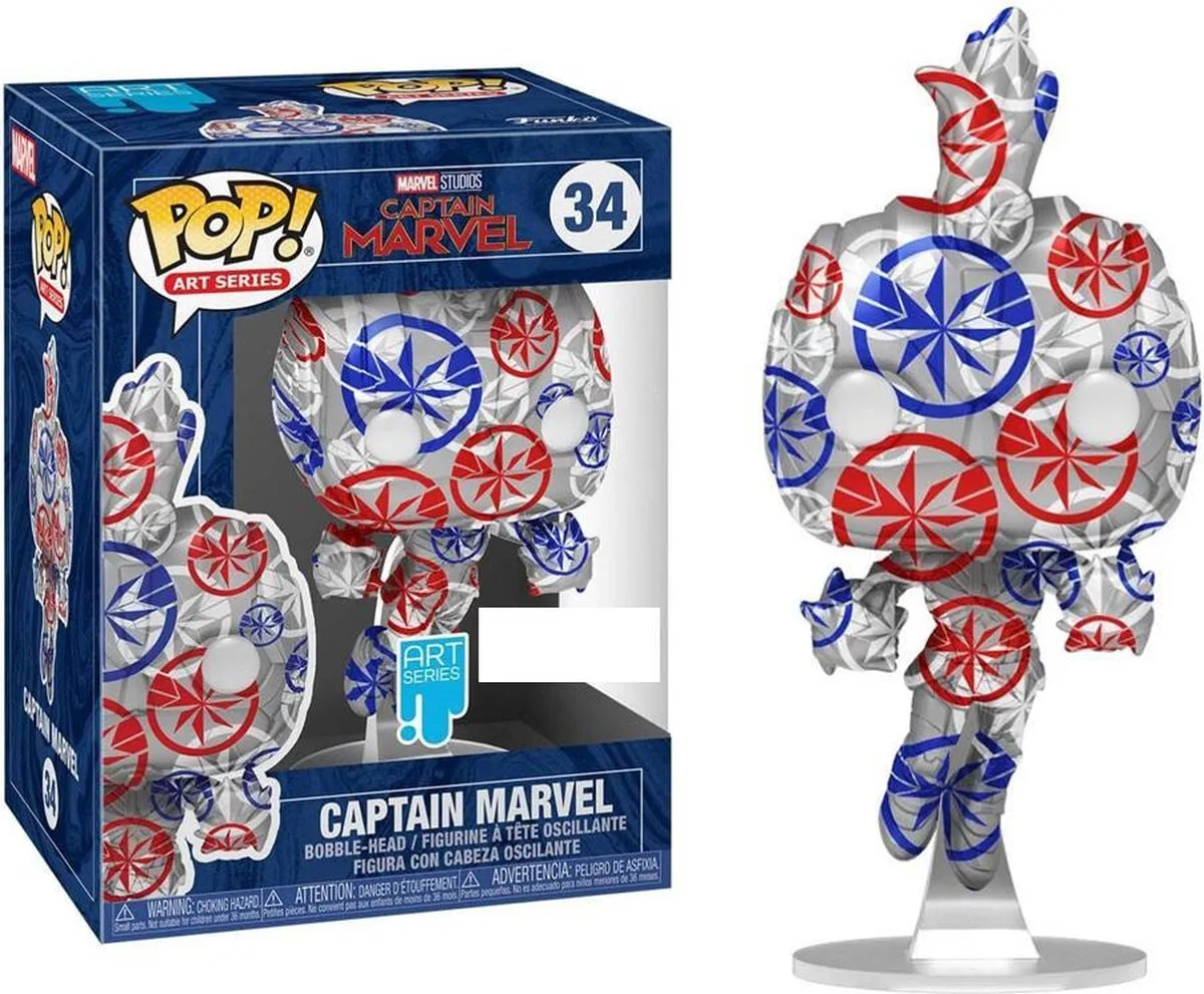 Funko Pop! Art Series Captain Marvel