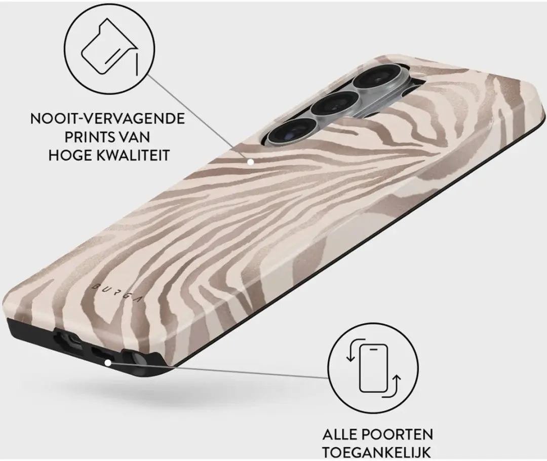 Burga Tough MagSafe Hoesje Samsung Galaxy S26 Ultra - Bruin