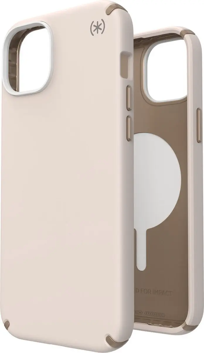 Speck Presidio2 Pro 150570-3214 Hoesje iPhone 15 Plus - MagSafe - Beige/Geel