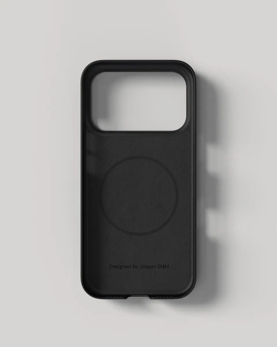 Nudient Thin MagSafe Case iPhone 17 Pro - Zwart