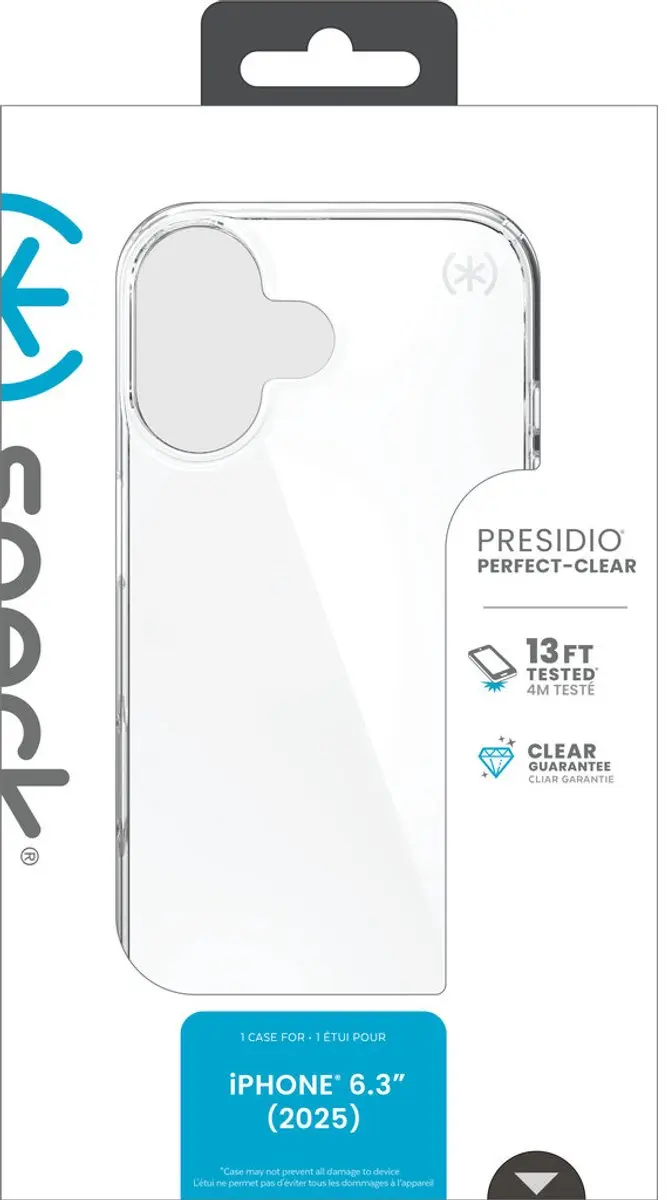 Speck Presidio Perfect Clear iPhone 17 Hoesje - Transparant