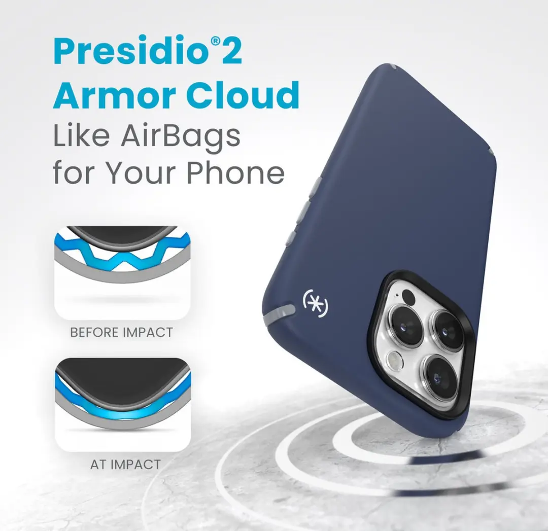 Speck Presidio2 Pro 150576-3206 Hoesje - iPhone 15 Pro Max - Blauw
