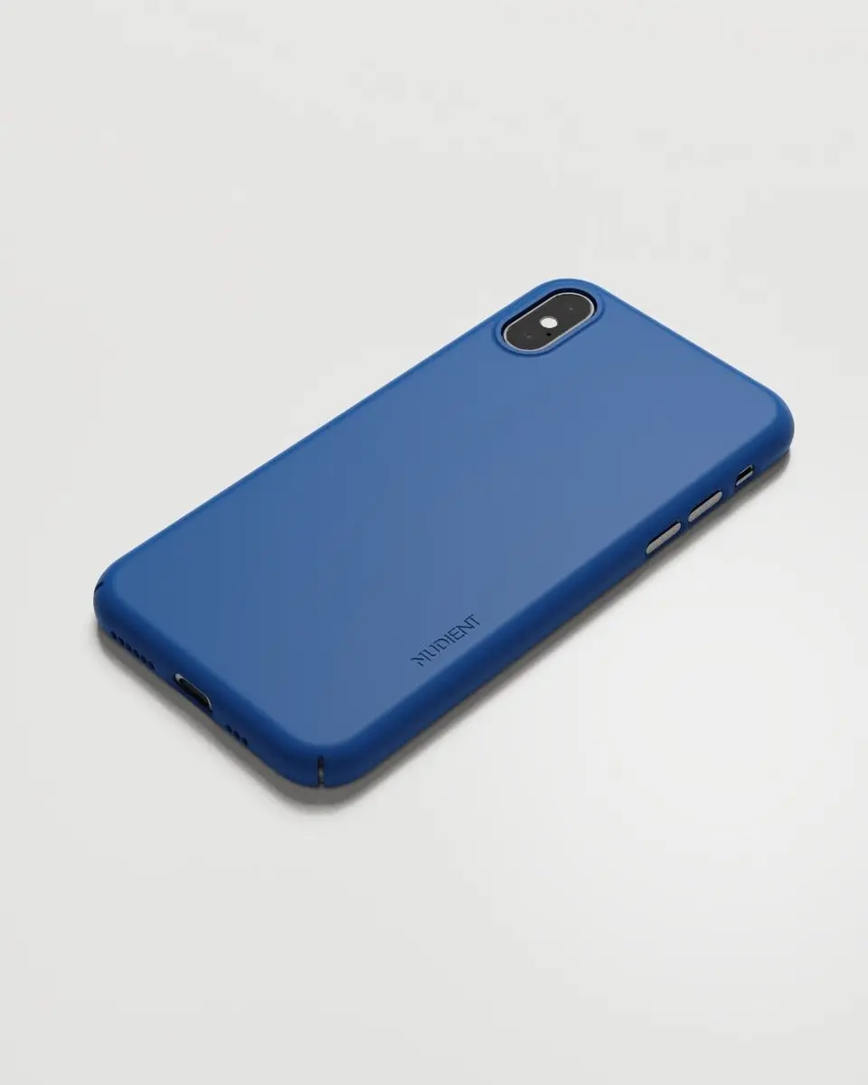 Nudient Thin Precise Case iPhone XS V3 - Blauw - IPXSN-V311