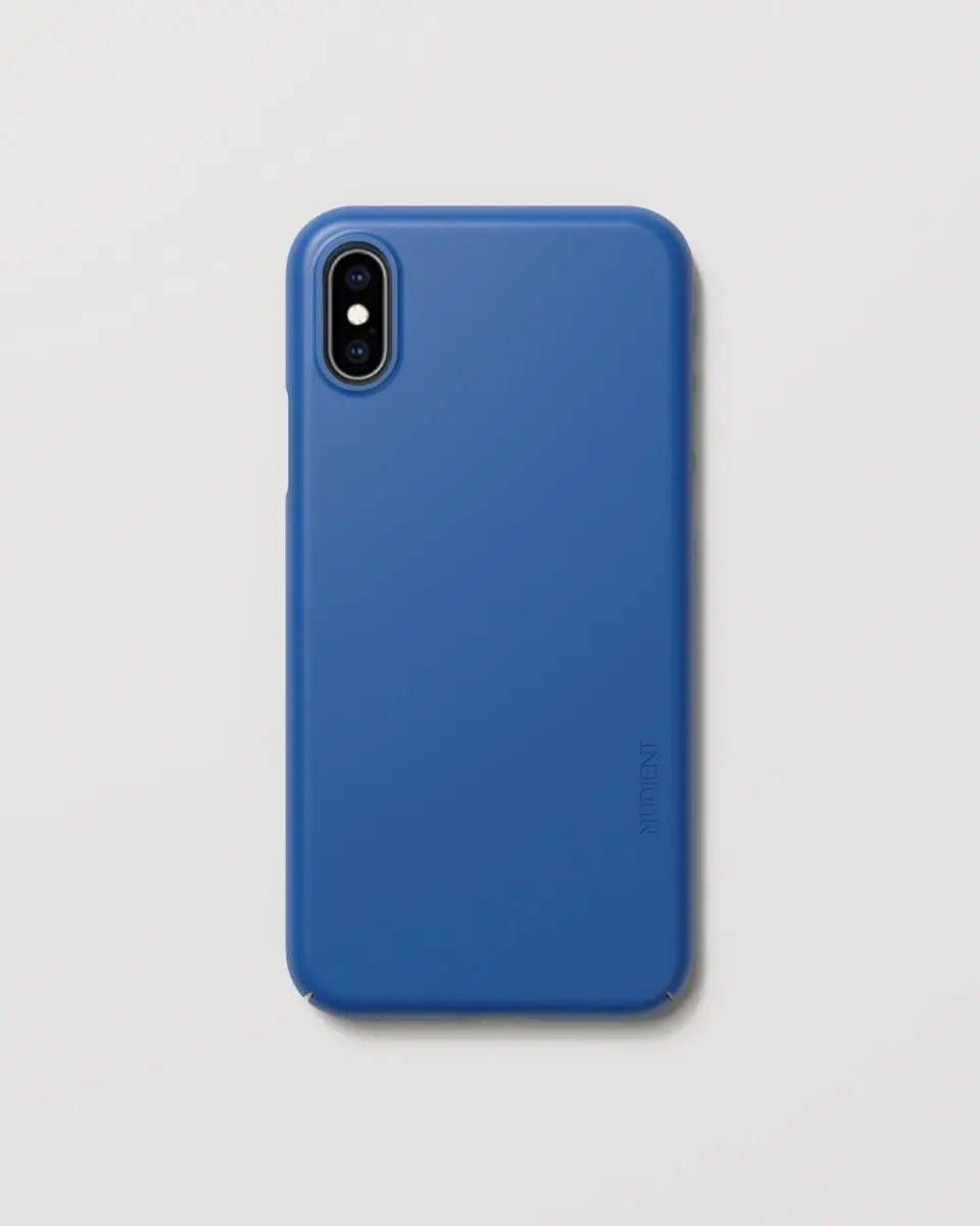 Nudient Thin Precise Case iPhone XS V3 - Blauw - IPXSN-V311