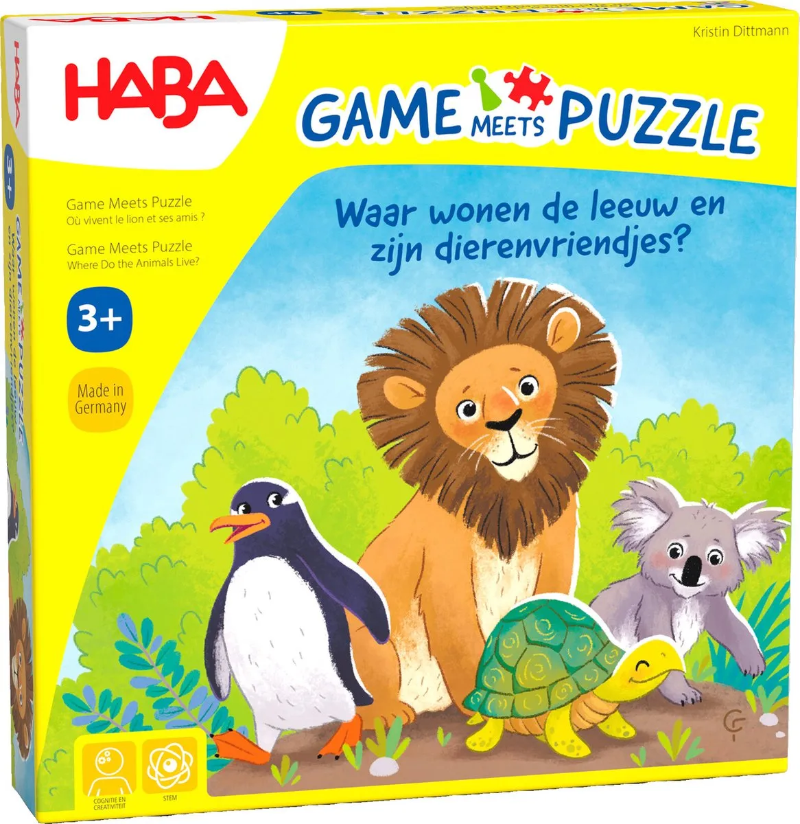 Haba Waar wonen de leeuw en zijn dierenvriendjes? - Spel 2011724002